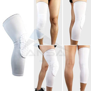 Genouillères, coussinets de compression, manchon long pour la jambe, protection contre les collisions, genouillère pour le basketball, le football, le volleyball - Product Image 3