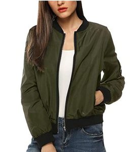 New Fashion Outdoors Clothes Casual Streetwear Men's Bomber Jackets OEM Custom Embroidery Logo Bomber Jackets - Product Image 3