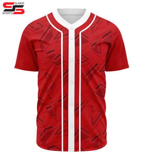 Maillot de baseball personnalisé col rond broderie hommes unisexe gris maillot de baseball avec logo - Product Image 4