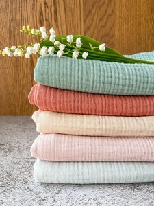 Tissu en coton mousseline, 40 '' / 101cm de largeur supplémentaire tissu en gaze de coton double pour rideau, serviettes d'oreiller de literie autres - Product Image 2