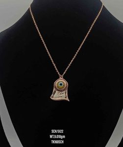 จี้ห้อยคอเคลือบเงาเงินแท้ 925 ชุบทอง 18K ประดับเพชร CZ ดีไซน์เรียบหรูทันสมัย เหมาะเป็นของขวัญแต่งงาน - Product Image 1