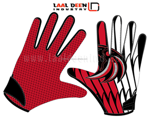 Gants de football américain personnalisés avec logo personnalisé, sport pour adultes, design vierge, livraison gratuite - Product Image 3