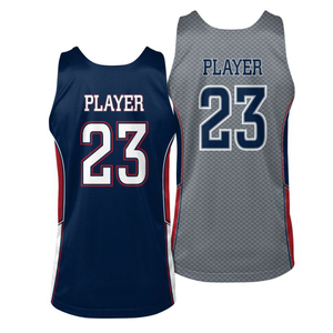 2024 mode numérique imprimé réversible maillots de basket-ball séchage rapide confortable respirant grande taille sport pratique Logo ensemble - Product Image 2