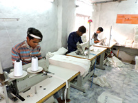 Matériau de toile bon marché et meilleur sac fourre-tout personnalisé long sac à souder à poignée automatique fabriqué en Inde