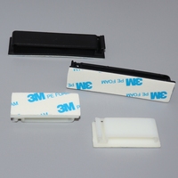 Pince à câble auto-adhésive en nylon pince à fil support organisateur FC-40 noir 3M colle pinces à câble 100 pièces