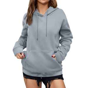 2024 sudaderas con capucha de manga larga para mujer, ropa diaria informal con diseño bordado y forro transpirable, ropa diaria de otoño - Product Image 6