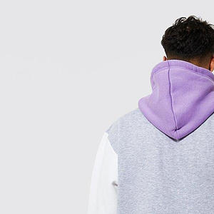 Sweats à capuche tendance pour hommes, personnalisables avec logo, écologiques, à blocs de couleur, de haute qualité, vente en gros, prix abordable, collection 2026 - Product Image 4
