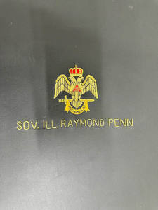 Hot Selling Genuine <b>Leather</b> Masonic <b>Briefcase</b> OEM Custom Color Logo High Quality Unisex IP67 Rated From Pakistan Manufacturer - Product Image 3