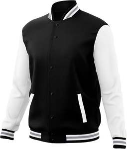 Nouvelle veste d'université de meilleur style pour les hommes et veste d'université de baseball de meilleur design de logo personnalisé pour les hommes - Product Image 5