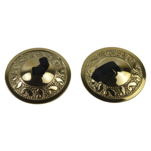 Campanas Tingsha Budistas Hechas a Mano de Latón con Acabado Dorado, Diseño de Metal de Latón para Diseño Personalizado Disponible - Product Image 6