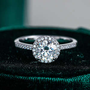 Anillo de Compromiso de Diamante Cultivado en Laboratorio con Certificación IGI de Alta Calidad, Corte Brillante Redondo, Oro Blanco, 1ct 2ct 3 Quilates - Product Image 5