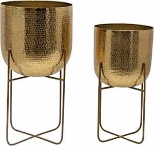 Présentoir nordique en métal pour plantes florales, présentoir pour plantes en métal, jardinière au look premium pour la décoration intérieure de la maison et de l'hôtel - Product Image 6