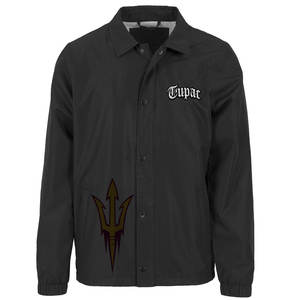 Gran oferta, chaqueta de entrenador para hombre, logotipo personalizado en blanco, chaqueta de lluvia de talla grande para hombre, chaqueta de invierno cortavientos negra Lisa para niños - Product Image 6