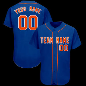 Jersey de béisbol de gran tamaño personalizado nuevo jersey de béisbol streetwear jersey de béisbol para hombres - Product Image 4