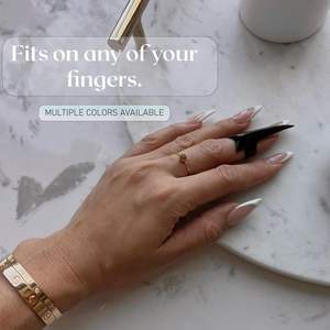 Salon hair extension tool Hair Parting tools Stitch Braid Finger Tool sectioning ring for Stitch Metal Ring Hair Braiding tools - Product Image 2