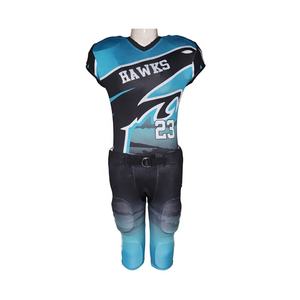 Nueva Llegada Camisetas de Fútbol Americano Personalizadas de Alta Calidad Manga Corta 100% Poliéster Nombre del Equipo Personalizado MOQ Bajo - Product Image 3