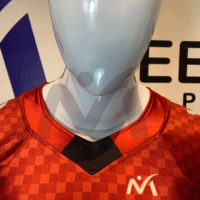 Conjunto de Uniforme de Fútbol Americano para Bebés y Niños Pequeños, Servicio OEM Personalizado, Naranja/Negro/Plateado, Sublimado, Manga Corta, Uniforme de Verano
