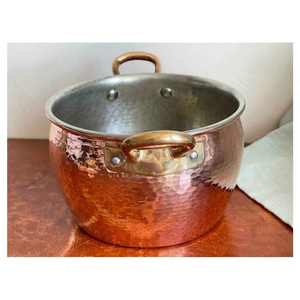 Haute demande prix raisonnable plat de riz de luxe écologique plats de service en cuivre sûrs ustensiles de cuisine - Product Image 2