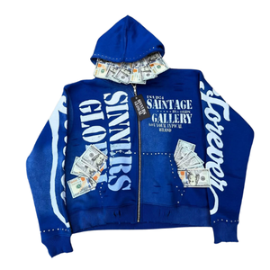 Sweat à capuche en détresse Vintage déchiré Streetwear pull décontracté hommes femmes sweat à capuche en détresse Vintage pull à capuche en détresse - Product Image 1