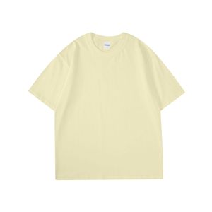 OEM 100% algodón logotipo personalizado impreso en blanco camiseta de gran tamaño de lujo de hombro caído Boxy Heavyweight camiseta para hombres - Product Image 3