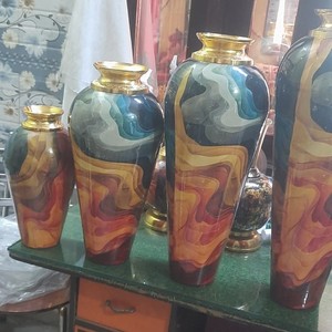 Vente en gros de vases à fleurs pour la décoration intérieure Autocollant imprimé Meena pour mariage, différentes tailles, couleurs et formes - Product Image 3