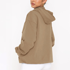 Sudadera con capucha doble en blanco, sudadera de gran tamaño personalizada de peso pesado, ropa de calle, sudaderas con capucha de lana de punto - Product Image 4