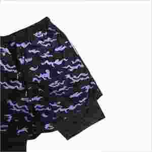 Short professionnel d'entraînement de fitness pour hommes Short spandex double couche de marque personnalisée pour hommes - Product Image 4