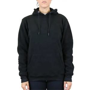 Vente en gros Pull à capuche en polaire tricoté surdimensionné personnalisé pour femmes Long Street Wear avec différentes couleurs de manches d'hiver avec poches - Product Image 3