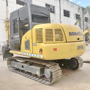 Excavadora Komatsu pc70-8 usada en buen estado, fabricada en Japón, original, de 7 toneladas, mini excavadora pc 70-8 usada en Shanghái - Product Image 2