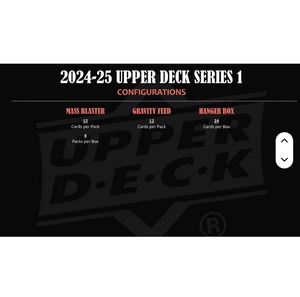 100% authentique ! NOUVEAU 2024-25 Upper Deck Series 1 Cartes à collectionner de hockey en boîte Vente en gros disponible EN STOCK - Product Image 6