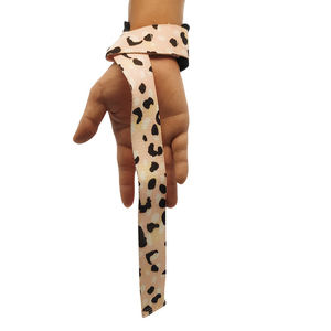 Correas de Levantamiento de Pesas Acolchadas Antideslizantes de Algodón sin Elástico, Estampado de Leopardo, Unisex, Accesorios de Gimnasio al por Mayor, Entrenamiento de Fuerza - Product Image 2