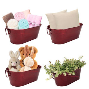 Prix raisonnable utilisation polyvalente seau en métal Durable taille personnalisée et fini avec poignée pour la décoration de la maison qualité d'exportation - Product Image 1