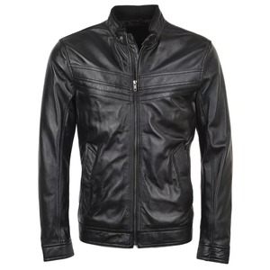 <b>Retro</b> Vintage Motorcycle <b>Leather</b> <b>Jacket</b> Men's Slim Fit Custom Streetwear Biker Coat Fashion Outerwear <b>jacket</b> for men - Product Image 1