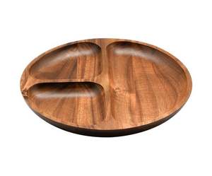 Plateau de service carré classique en bois peint à la main pour cadeaux - Product Image 1