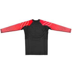 เสื้อรัดกล้ามเนื้อแขนสั้นพิมพ์ลายซิลค์สกรีน ระบายอากาศได้ดี น้ำหนัก 180 กรัม สำหรับผู้ชายไซส์ใหญ่ ผลิตจากโพลีเอสเตอร์ผสมสแปนเด็กซ์ รับสกรีนโลโก้ตามสั่ง - Product Image 5