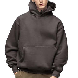 Sudadera con Capucha Extra Grande de Estilo Urbano para Hombre, Personalizada OEM, Lisa, para Invierno, al por Mayor - Product Image 1