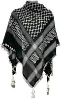 Écharpe palestinienne carrée 100% coton, respirante, coupe-vent, motif personnalisé, Keffiyeh