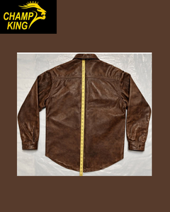Chaqueta de Cuero Estilo Bomber Hecha a Mano para Hombre, Cuero Vacuno y de Oveja de Primera Calidad, Ajuste Personalizado, Múltiples Colores - Product Image 5