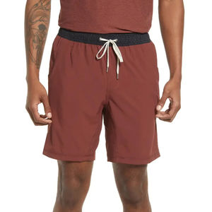 Vente en gros 100% toile de coton respirant séchage rapide cordon de serrage taille sport décontracté style cargo shorts pour hommes sur mesure en plein air - Product Image 1