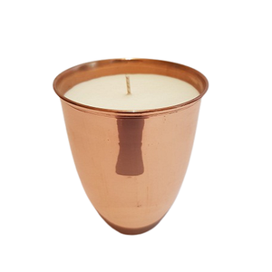 Récipient à bougies couleur argent en acier inoxydable avec couvercle Ensemble de quatre conteneurs à bougies de forme ronde à bon prix - Product Image 5