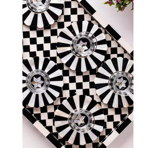 Plateau de service décoratif fait main en résine et incrustation d'os pour les fournitures d'hôtels et de restaurants avec plateau de service de la meilleure qualité - Product Image 3