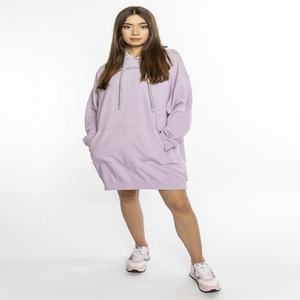 Sudaderas con capucha de gran tamaño para mujer de poliéster 100% de peso pesado Sudadera con capucha de cuello redondo Diseños largos impresos digitales para la temporada de invierno - Product Image 5