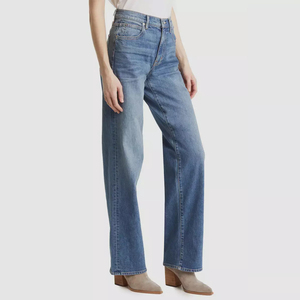 High Street Styles Femmes Vintage Baggy Jeans Custom Made Ladies Baggy Lâche Lavé Jeans Pantalon - Product Image 2