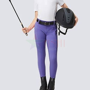 Leggings d'équitation pour femmes en spandex/polyester antidérapants, imperméables, coupe-vent, respirants, à séchage rapide, vêtements d'équitation d'été - Product Image 6