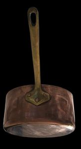 Antique Polished Metal Sauce <b>Pans</b> With <b>Handle</b> Kitchen Items Suitable For Home Hotel And Restaurant Use Heavy Copper Sauce <b>pans</b> - Product Image 2