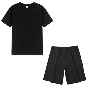 Conjunto de Pantalones Cortos y Camiseta Deportivos de Verano para Hombre, Tallas Grandes, de Alta Calidad, con Logotipo Personalizado, Transpirable, de Secado Rápido, Servicio OEM - Product Image 4