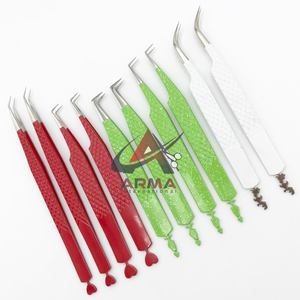 แหนบต่อขนตาทำจากสเตนเลสสตีล90องศาปรับแต่งได้อุปกรณ์แยกปลายออกได้อย่างยั่งยืน - Product Image 1