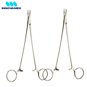 Pinza quirúrgica para tejidos de 12.5cm, hecha a medida, para cirugía toracoscópica, con punta curva, manual, certificada CE, 1 año de garantía - Product Image 2