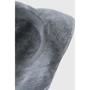 Be-0182-Dgy ผ้าขนหนูเช็ดเท้าในห้องน้ำ 100% คอตตอน สีเทาเข้ม 50x80 ซม. - สีเทาเข้ม - Product Image 2