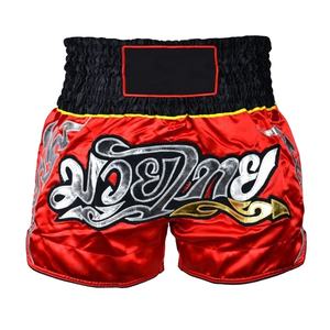 Pantalones cortos de boxeo de moda al por mayor entrenamiento Muay Thai Boxing Stain Short MMA Shorts Muay Thai Kids Muay Thai Shorts - Product Image 1